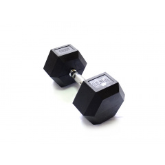 22,5 кг гексагональная FT-HEX-22,5 в Омске по цене 8840 ₽ в категории обрезиненные гантели Original FitTools