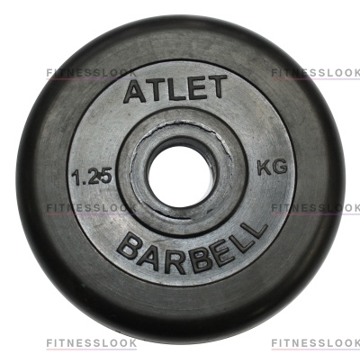 MB Barbell Atlet - 26 мм - 1.25 кг из каталога дисков, грифов, гантелей, штанг в Омске по цене 670 ₽