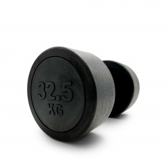 UnixFit PRO круглая 32,5 кг DBRND32_5PBK из каталога обрезиненных гантелей в Омске по цене 10630 ₽