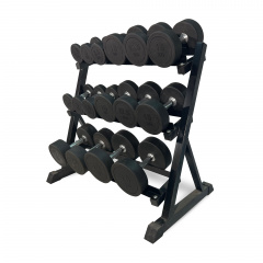 UnixFit DumRack Hexagon PRO (300 кг) из каталога стоек для гантелей в Омске по цене 24570 ₽