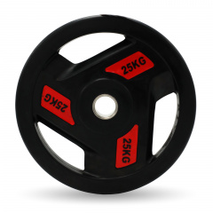 UnixFit PRO 25 кг, 51 мм DG25RUBPRD из каталога дисков для штанги с посадочным диаметром 50 мм. в Омске по цене 12890 ₽