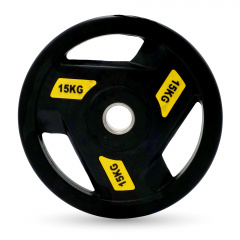 UnixFit PRO 15 кг, 51 мм DG15RUBPYL из каталога дисков для штанги с посадочным диаметром 50 мм. в Омске по цене 6891 ₽