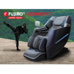 Fujimo Combat 4D Серый из каталога массажных кресел в Омске по цене 407150 ₽