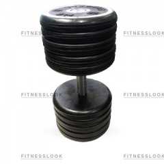 MB Barbell классик - 55 кг из каталога обрезиненных гантелей в Омске по цене 13181 ₽