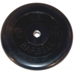 MB Barbell 15 кг металлическая втулка из каталога дисков для штанги с посадочным диаметром 26 мм.  в Омске по цене 6250 ₽