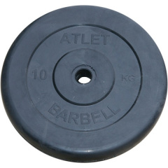 MB Barbell ATLET 10 кг из каталога дисков для штанги с посадочным диаметром 26 мм.  в Омске по цене 3960 ₽
