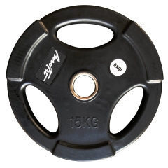 AeroFit AFPLB 15 кг олимпийские обрезиненные диски из каталога  в Омске по цене 10100 ₽