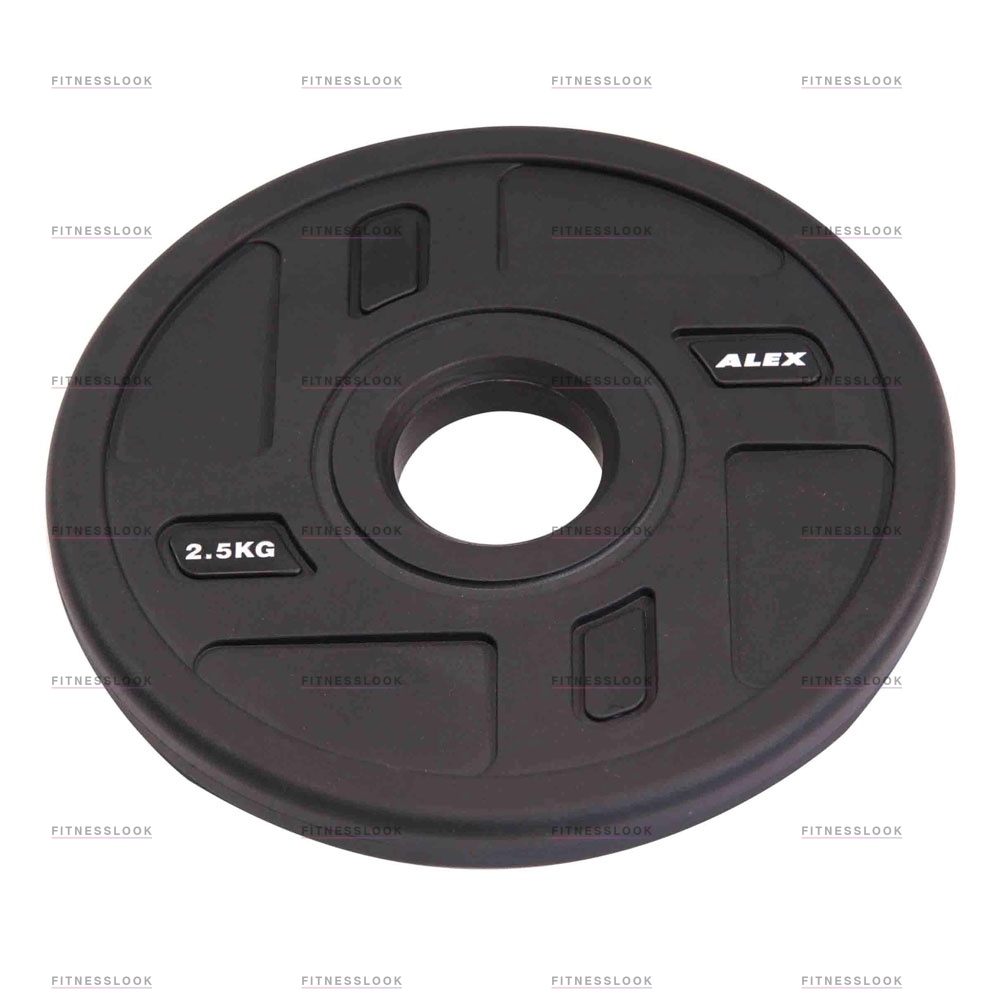 Alex полиуретановый 50 мм -  2.5 кг в Омске по цене 2277 ₽ в категории диски (блины) для штанг и гантелей Aerofit