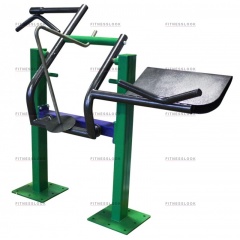 MB Barbell - бицепс-трицепс из каталога уличных тренажеров в Омске по цене 42858 ₽