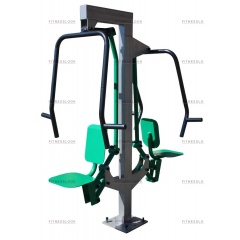 MB Barbell - жим от груди из каталога уличных тренажеров в Омске по цене 39834 ₽