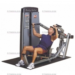 Body Solid ProDual DPRS-SF - жим от груди / жим от плеч из каталога грузоблочных тренажеров в Омске по цене 358700 ₽