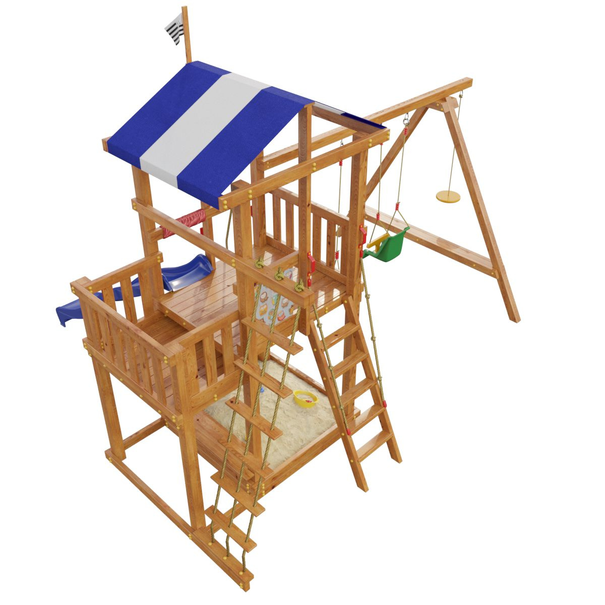 Бретань в Омске по цене 161000 ₽ в категории детские игровые комплексы Самсон