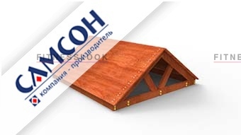 Самсон Крыша деревянная из каталога аксессуаров к игровым комплексам в Омске по цене 8600 ₽