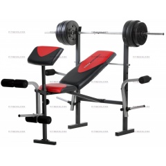 Weider Pro 256 - со стойками из каталога стоек для штанги со скамьей в Омске по цене 13600 ₽