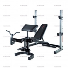 Weider Pro 490 DC - со стойками из каталога стоек для штанги со скамьей в Омске по цене 23800 ₽