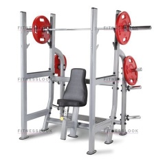 AeroFit Neo NOMB - со стойками - армейский жим из каталога скамей со стойкой в Омске по цене 62140 ₽