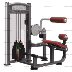 AeroFit IT9332 - разгибание спины из каталога грузоблочных тренажеров в Омске по цене 174420 ₽