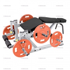 AeroFit Plate Load PLLC - сгибание ног лежа из каталога тренажеров на свободных весах в Омске по цене 70130 ₽
