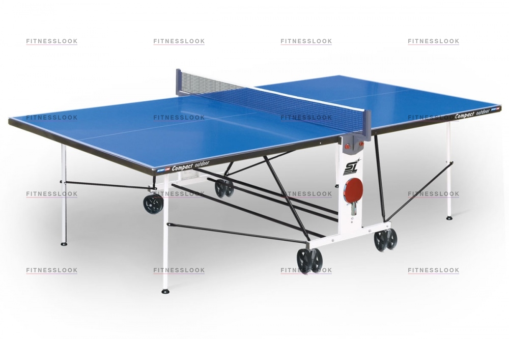 Start Line Compact Outdoor 2 LX Blue из каталога всепогодных теннисных столов в Омске по цене 41590 ₽