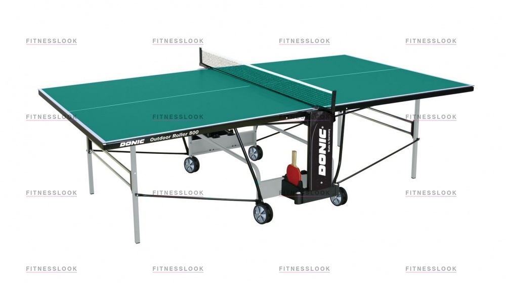 Всепогодный теннисный стол Donic Outdoor Roller 800-5 - зеленый