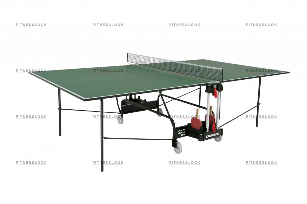 Donic Indoor Roller 400 - зеленый из каталога теннисных столов для помещений в Омске по цене 35990 ₽