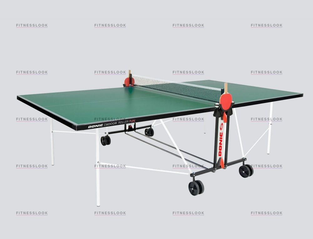 Donic Indoor Roller Fun - зеленый из каталога теннисных столов для помещений в Омске по цене 31990 ₽