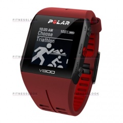 Polar V800 с датчиком H7 (красный) из каталога наручных пульсометров и трекеров в Омске по цене 31237 ₽