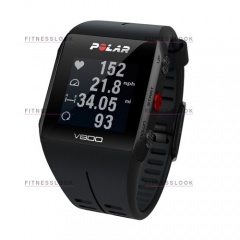 Polar V800 с датчиком H7 (черный) из каталога наручных пульсометров и трекеров в Омске по цене 38737 ₽