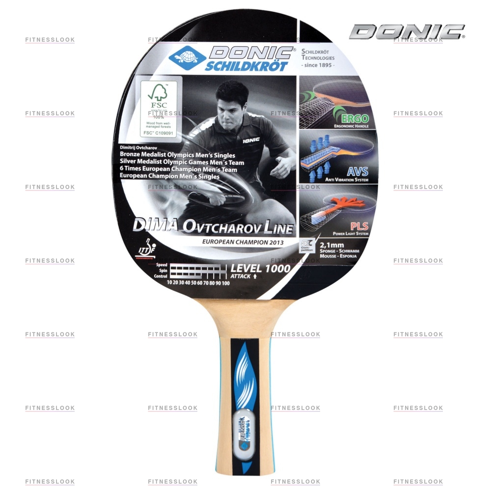 Donic Ovtcharov 1000 из каталога ракеток для настольного тенниса в Омске по цене 3290 ₽