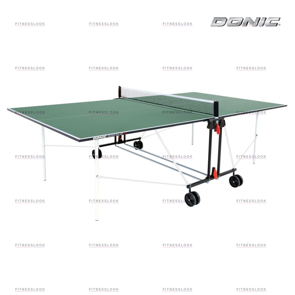 Donic Indoor Roller Sun - зеленый из каталога теннисных столов для помещений в Омске по цене 29990 ₽
