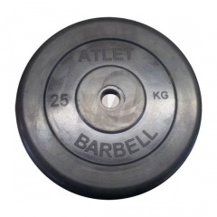 MB Barbell Atlet 51 мм - 25 кг из каталога тренажеров на свободных весах в Омске по цене 7660 ₽
