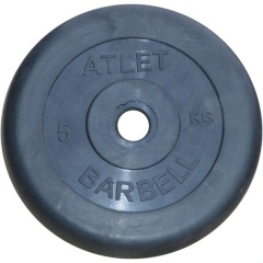 MB Barbell Atlet 51 мм - 5 кг из каталога разборных (наборных) гантелей в Омске по цене 1786 ₽