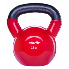 StarFit виниловая 16 кг красная из каталога гирь в Омске по цене 8640 ₽