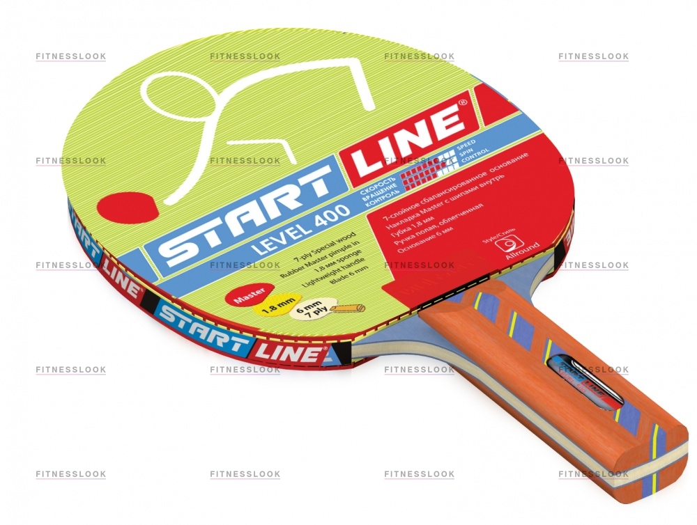 Level 400 прямая в Омске по цене 790 ₽ в категории ракетки для настольного тенниса Start Line