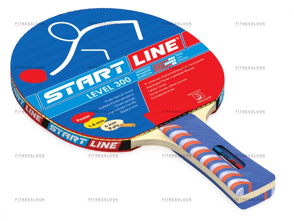 Level 300 коническая в Омске по цене 590 ₽ в категории ракетки для настольного тенниса Start Line