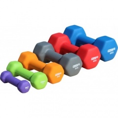 Profi Fit неопреновая 2 кг., оранжевая из каталога гантелей для фитнеса в Омске по цене 600 ₽