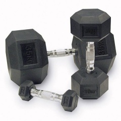 Body Solid гексагональная 55 кг. SDRK55 из каталога обрезиненных гантелей в Омске по цене 26544 ₽
