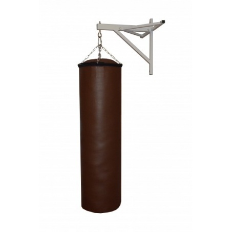 Подвесной боксерский мешок и груша Рокки 100X40 см 40 кг коричневый