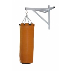 Подвесной боксерский мешок и груша Рокки 180х40 см. 70, кг. кожа рыжий в Омске по цене 35980 ₽